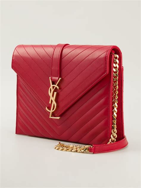 yves saint laurent pouch red|saint laurent handbags.